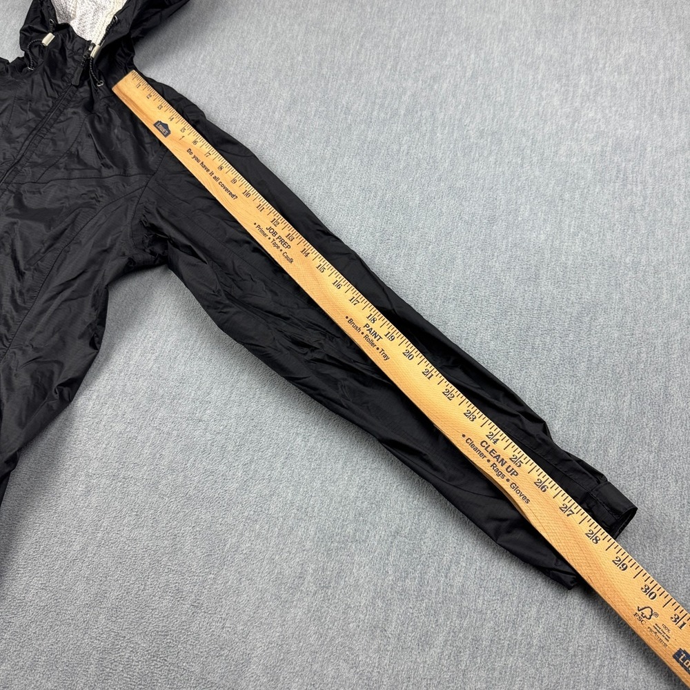 Eddie Bauer Jacket Womens XS Black Weatheredge Windbreaker Hooded‎ Rain Outdoor - Picture 12 of 16